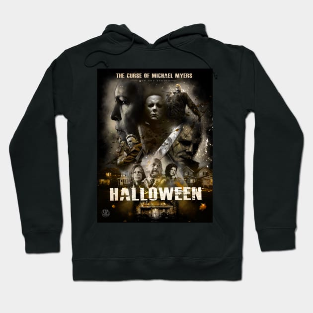 Halloween Hoodie by SAN ART STUDIO 